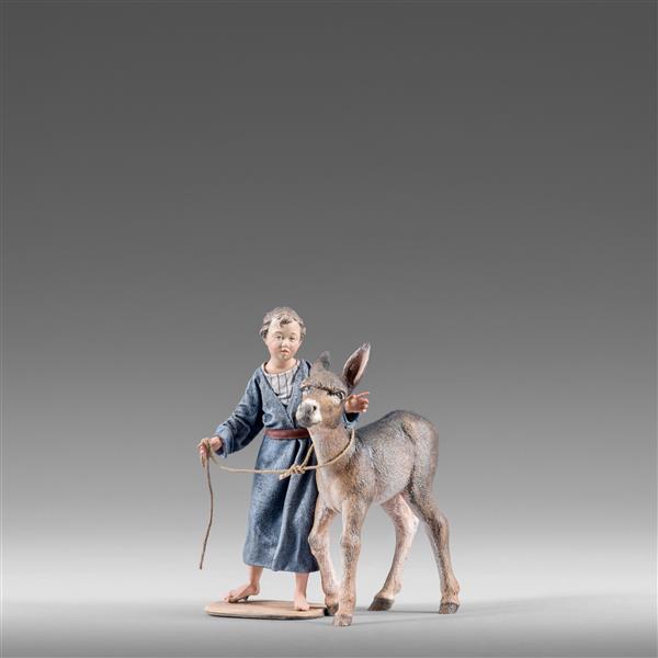 Kind mit Eselfohlen Kind mit Eselfohlen