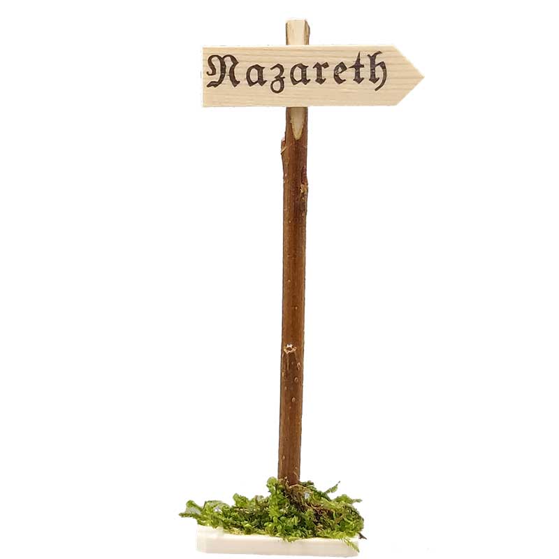 Wegweiser "Nazareth" rechts Wegweiser "Nazareth" rechts