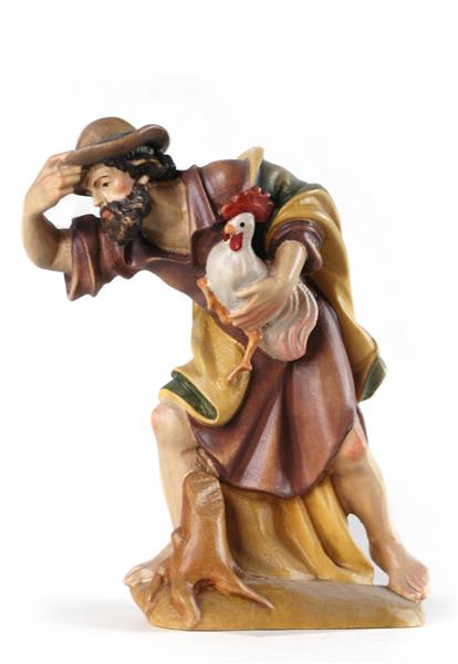 Hirte mit Hahn
