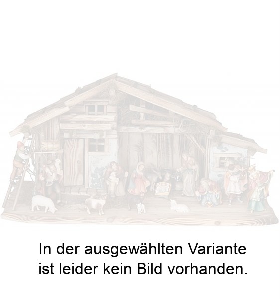 Krippenstall Seiser Alm mit 17 Figuren Komplettset Krippenstall Seiser Alm mit 17 Figuren Komplettset