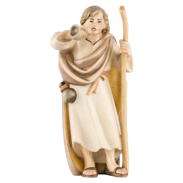 Hirt stehend mit Horn