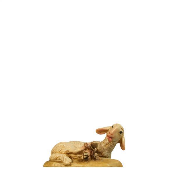 Liegendes Schaf mit Sockel (passend zu Hirt Nr. 1070051) Liegendes Schaf mit Sockel (passend zu Hirt Nr. 1070051)