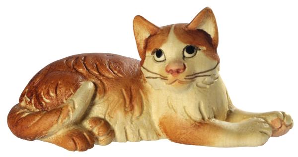 Katze liegend rot-braun Katze liegend rot-braun