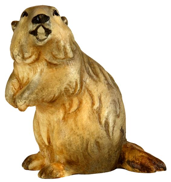 Murmeltier stehend links