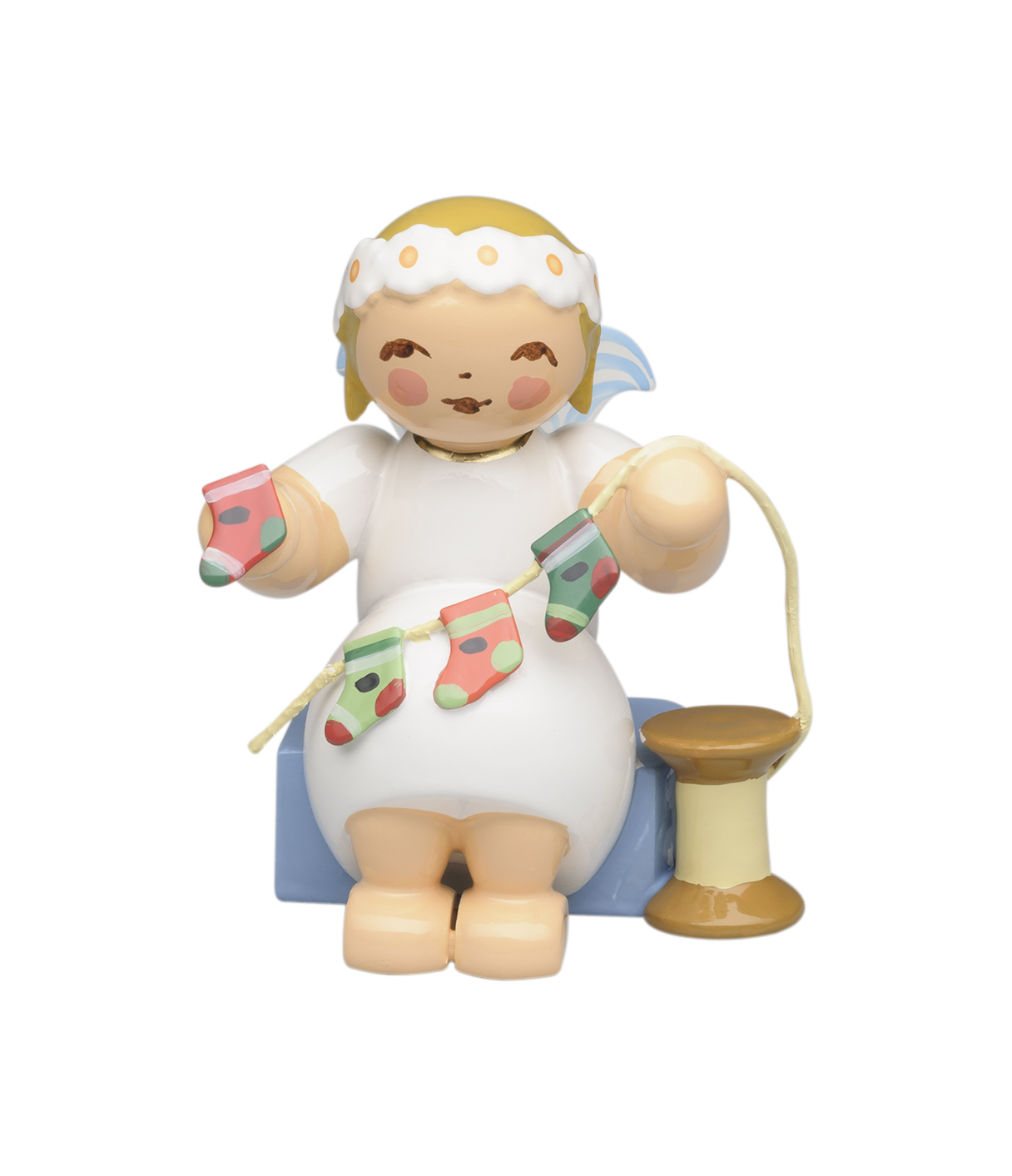 Margeritenengel mit Adventskalender