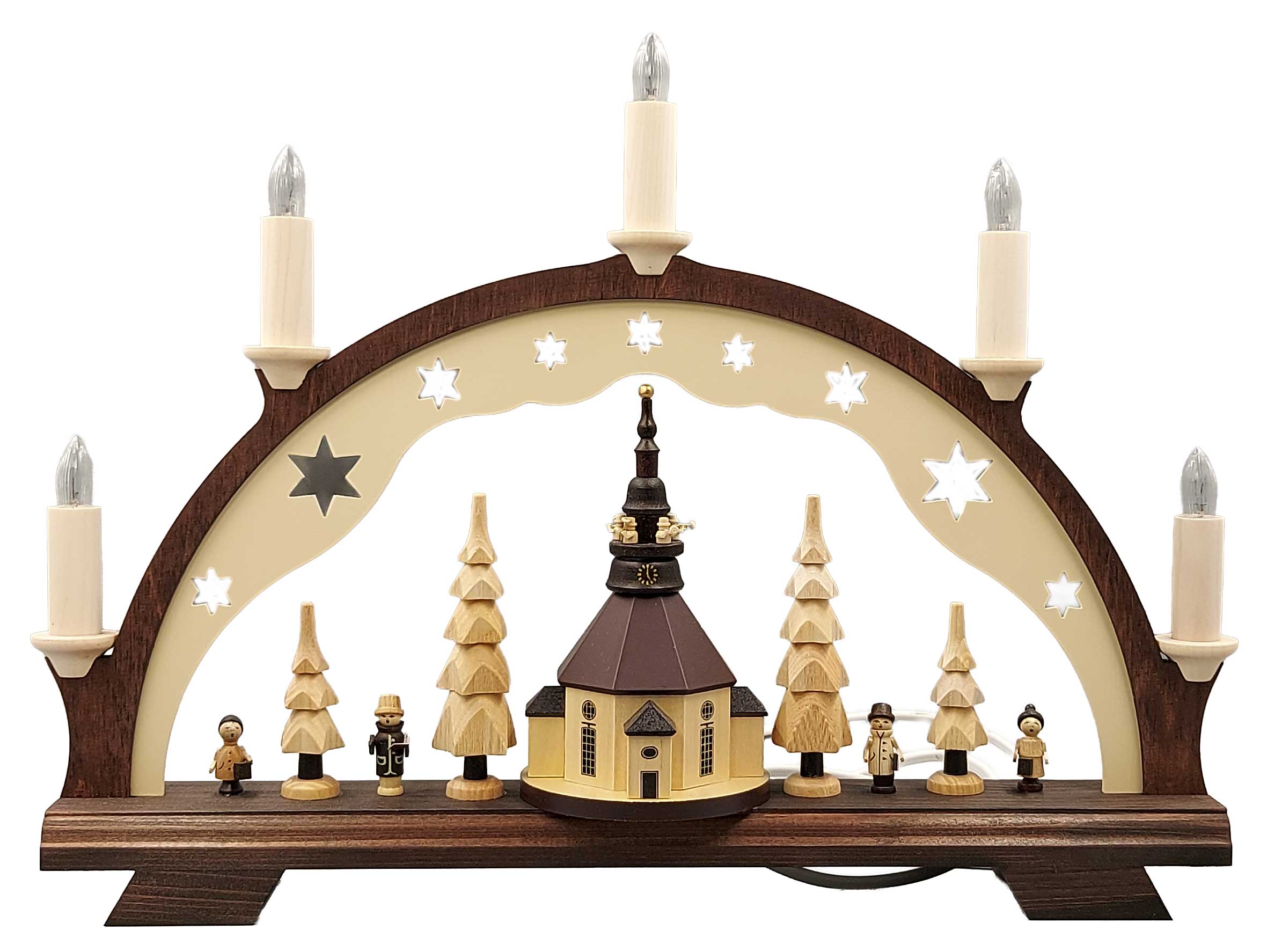 Schwibbogen Seiffener Kirche